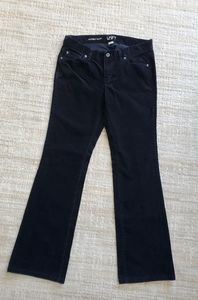 Ann Taylor Loft black corduroy jeans